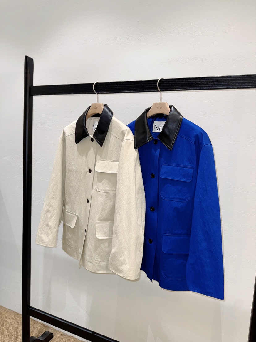 NDE東大門直郵女士新款人氣休閑職業真品推薦26春夏夾克工裝BOHEME_NDE夾克