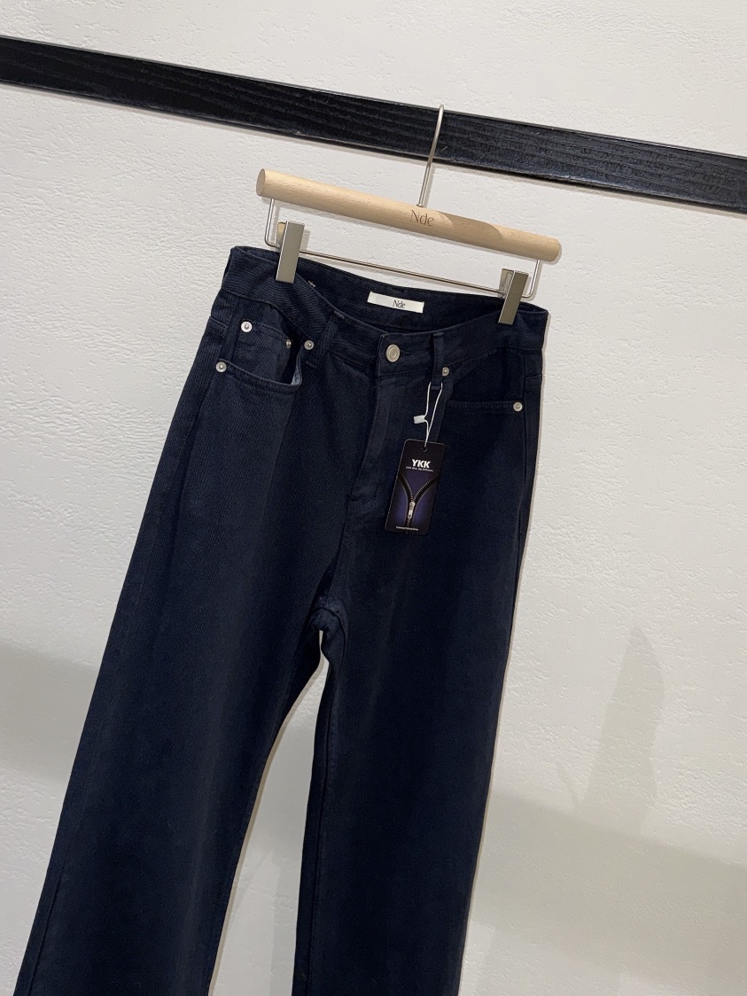 NDE韓國代購女士新品26春夏時尚職業真品休閑推薦人氣牛仔褲BOHEME_NDE牛仔褲