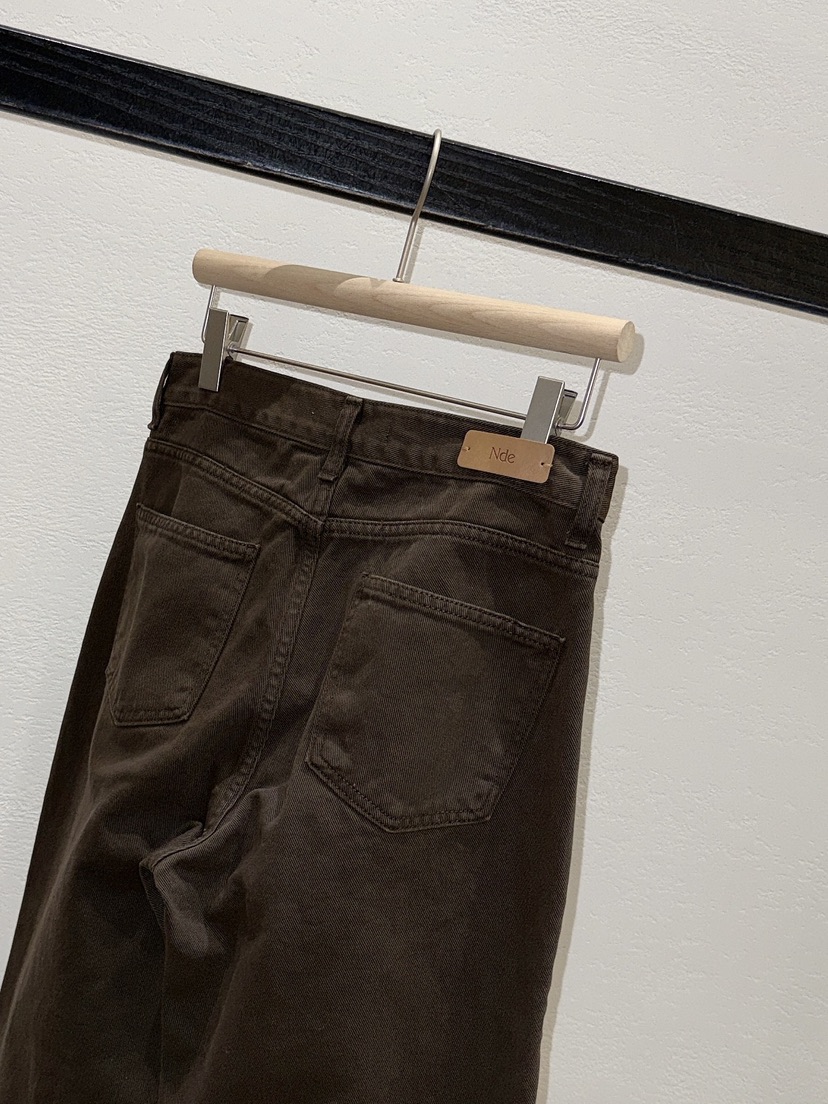 NDE韓國代購女士新品26春夏時尚職業真品休閑推薦人氣牛仔褲BOHEME_NDE牛仔褲