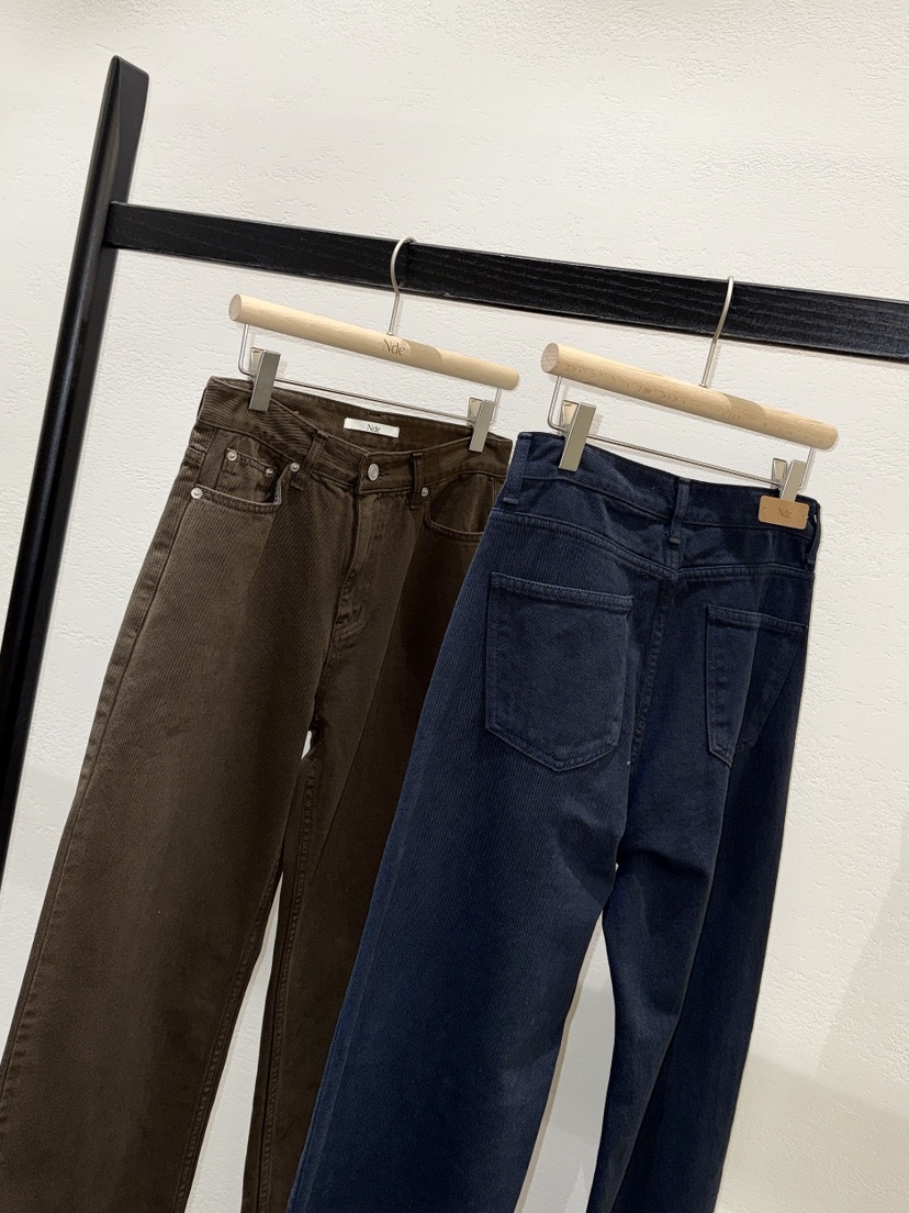 NDE韓國代購女士新品26春夏時尚職業真品休閑推薦人氣牛仔褲BOHEME_NDE牛仔褲