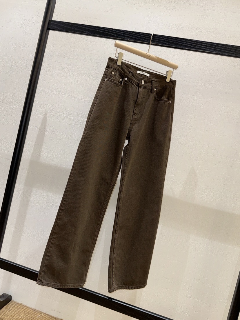 NDE韓國代購女士新品26春夏時尚職業真品休閑推薦人氣牛仔褲BOHEME_NDE牛仔褲圖色2