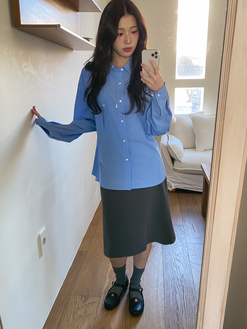 ERUME韓國直郵女裝新品熱賣休閑26春夏人氣職業半身裙中短裙ERUME半身裙/中短裙