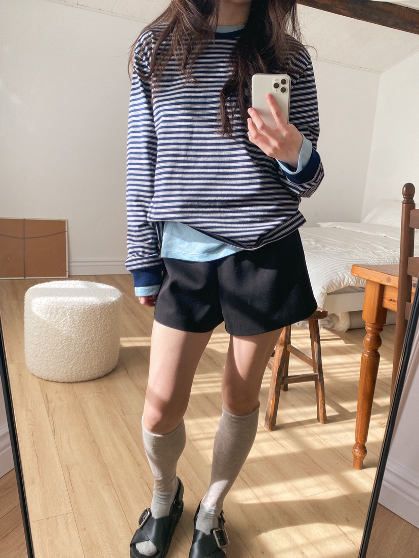 ERUME韓國代購女士新品人氣真品熱賣時尚26春夏休閑職業短褲ERUME短褲