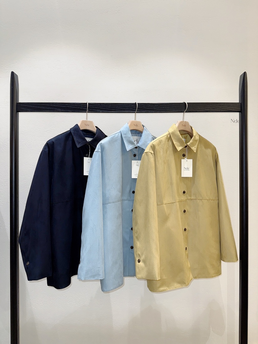 NDE韓國直郵女士新品真品時尚26春夏熱賣休閑推薦夾克麂皮BOHEME_NDE夾克