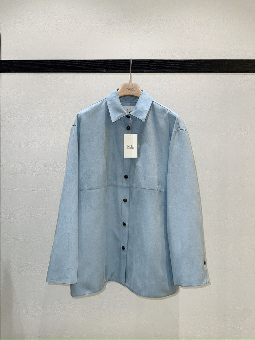 NDE韓國直郵女士新品真品時尚26春夏熱賣休閑推薦夾克麂皮BOHEME_NDE夾克圖色2