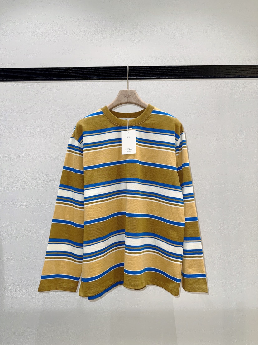 NDE東大門實拍女士新品真品人氣推薦熱賣休閑時尚長袖T恤BOHEME_NDE長袖T恤圖色1