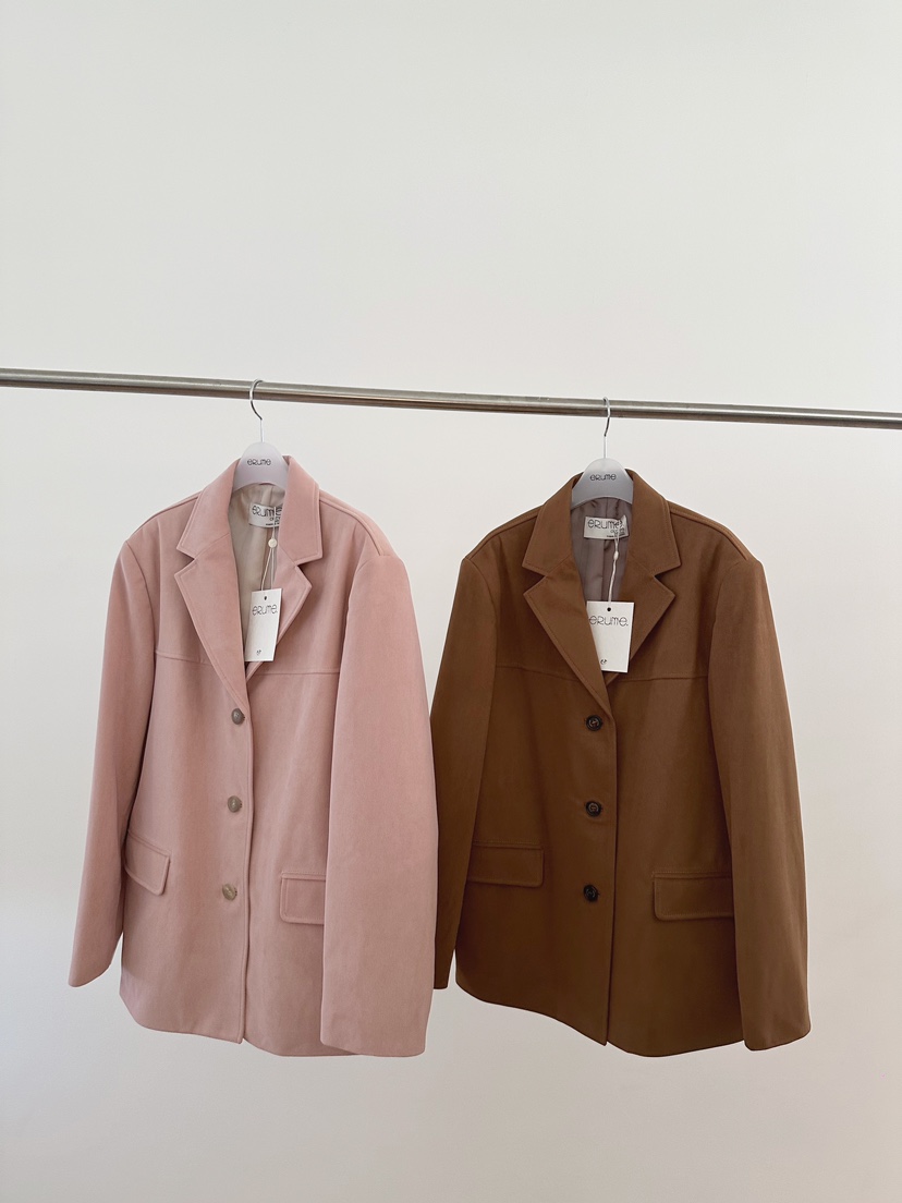 ERUME東大門實拍女士新款熱賣時尚26春夏人氣真品夾克絨面革ERUME夾克