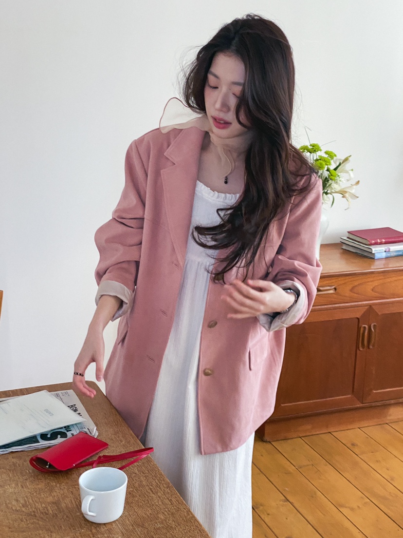 ERUME東大門實拍女士新款熱賣時尚26春夏人氣真品夾克絨面革ERUME夾克