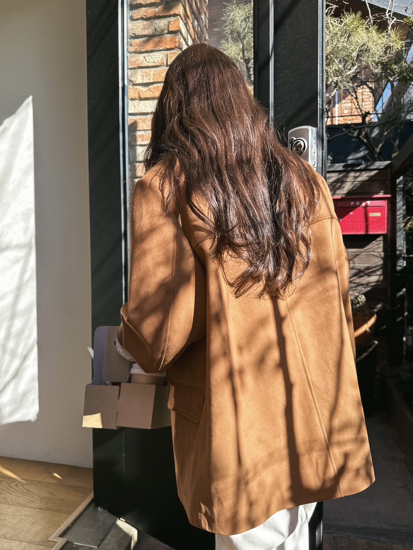 ERUME東大門實拍女士新款熱賣時尚26春夏人氣真品夾克絨面革ERUME夾克