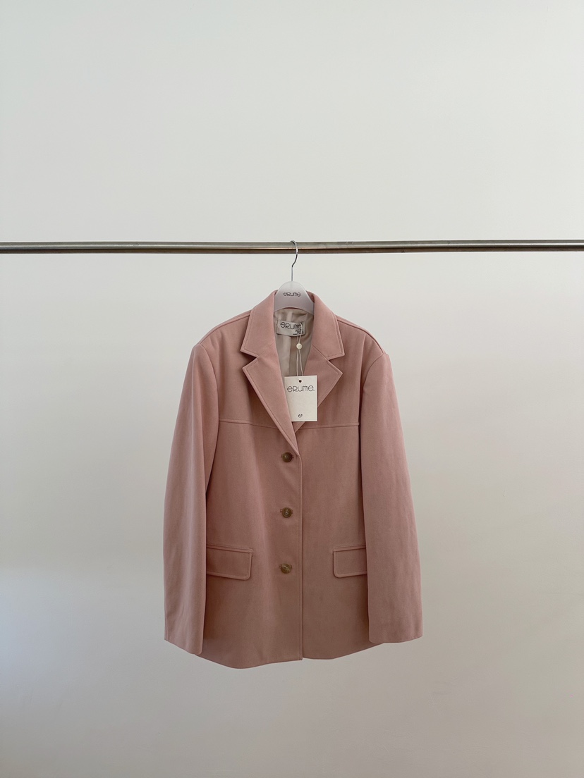 ERUME東大門實拍女士新款熱賣時尚26春夏人氣真品夾克絨面革ERUME夾克圖色1