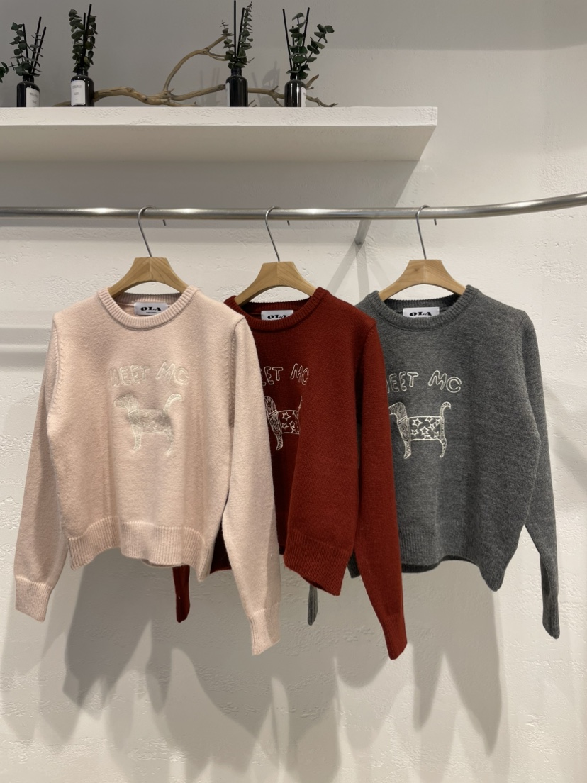 OLA東大門實拍女士新款26春夏真品推薦休閑職業熱賣針織衫mellor/OLA針織衫