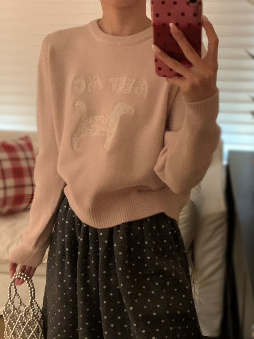 OLA東大門實拍女士新款26春夏真品推薦休閑職業熱賣針織衫mellor/OLA針織衫