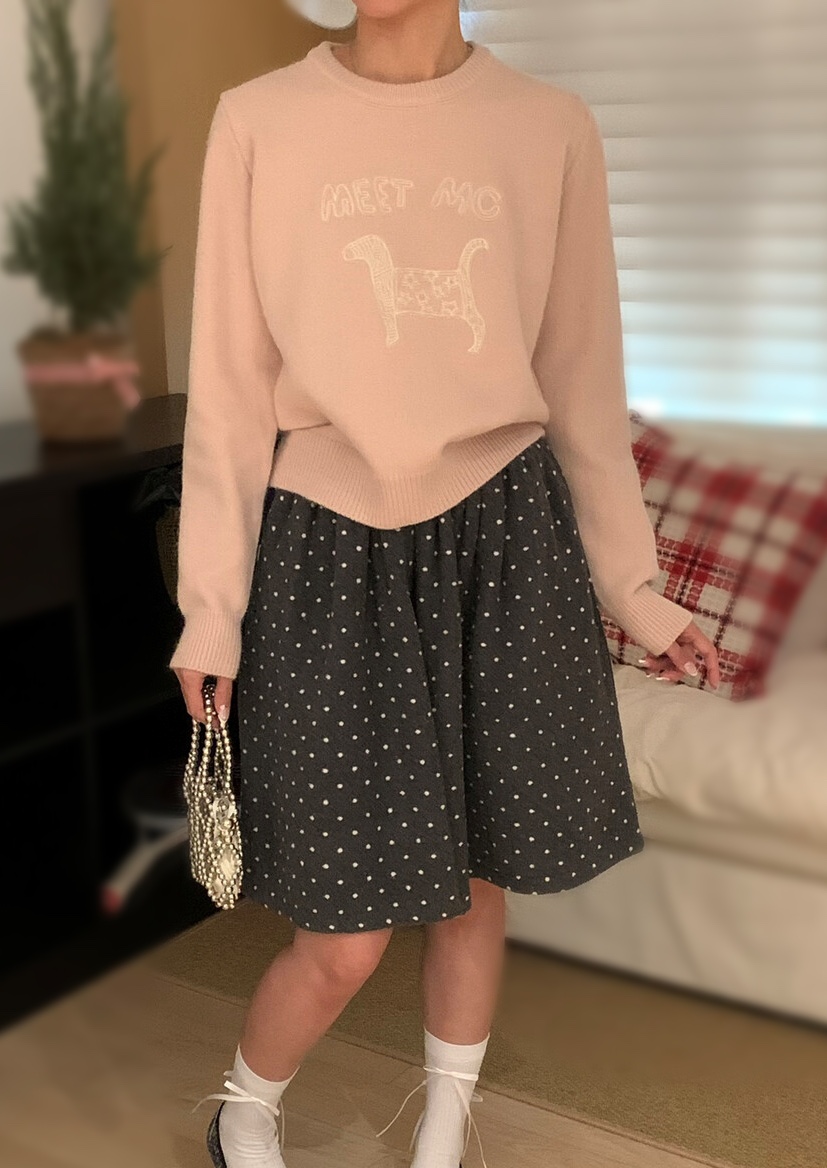 OLA東大門實拍女士新款26春夏真品推薦休閑職業熱賣針織衫mellor/OLA針織衫