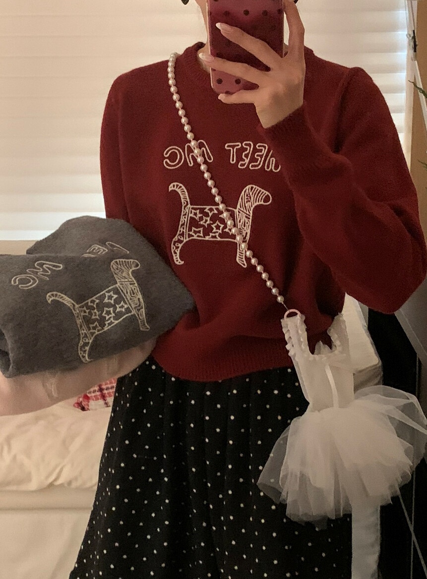 OLA東大門實拍女士新款26春夏真品推薦休閑職業熱賣針織衫mellor/OLA針織衫