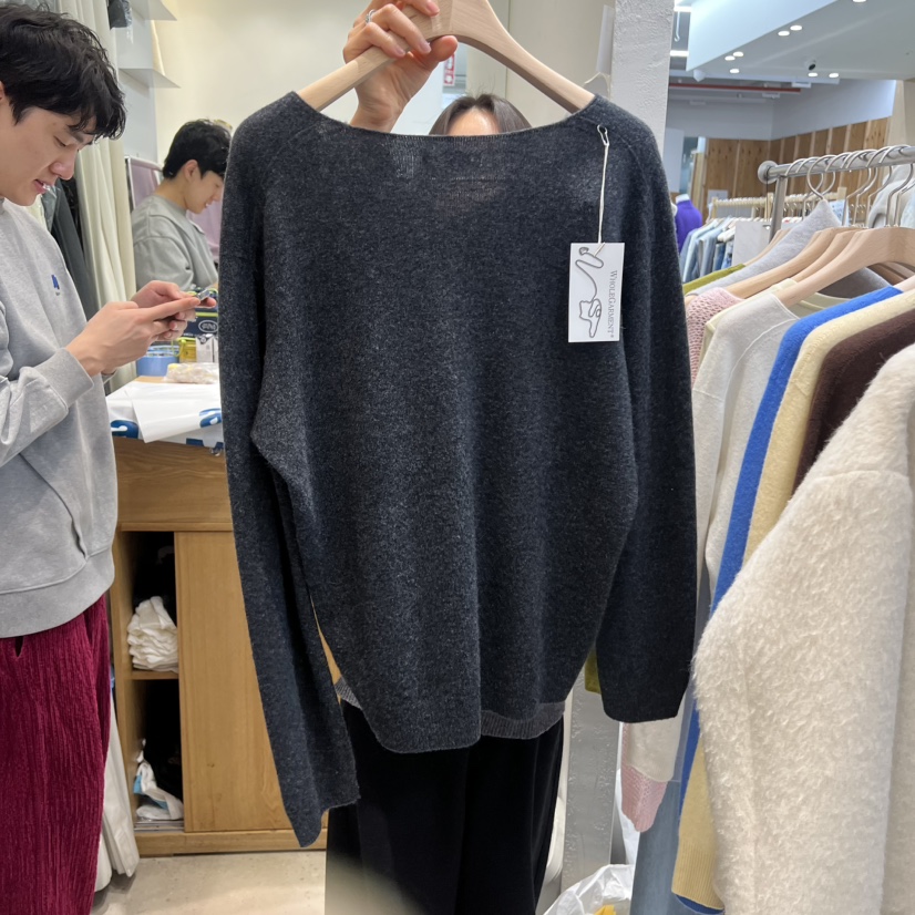 ORRD東大門代購女裝新款休閑人氣職業時尚26春夏針織衫V領ORRD針織衫