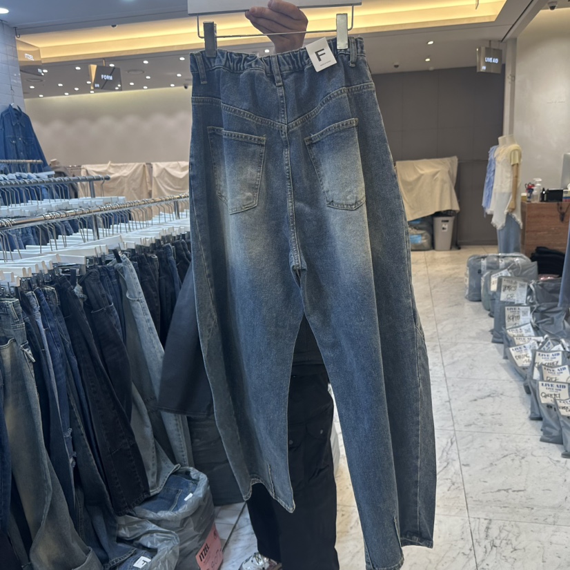 ITZEL韓國直郵女士新款真品熱賣休閑人氣26春夏時尚牛仔褲ITZEL牛仔褲