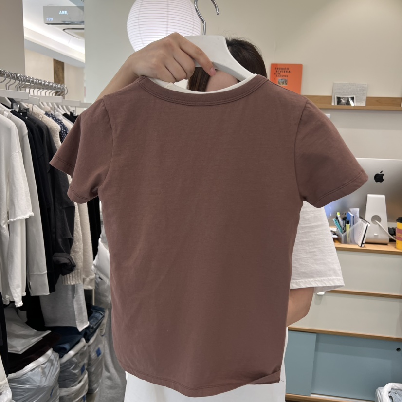 ARE韓國直郵女士新品26春夏休閑時尚職業熱賣人氣真品T恤ARE YOU/ARET恤