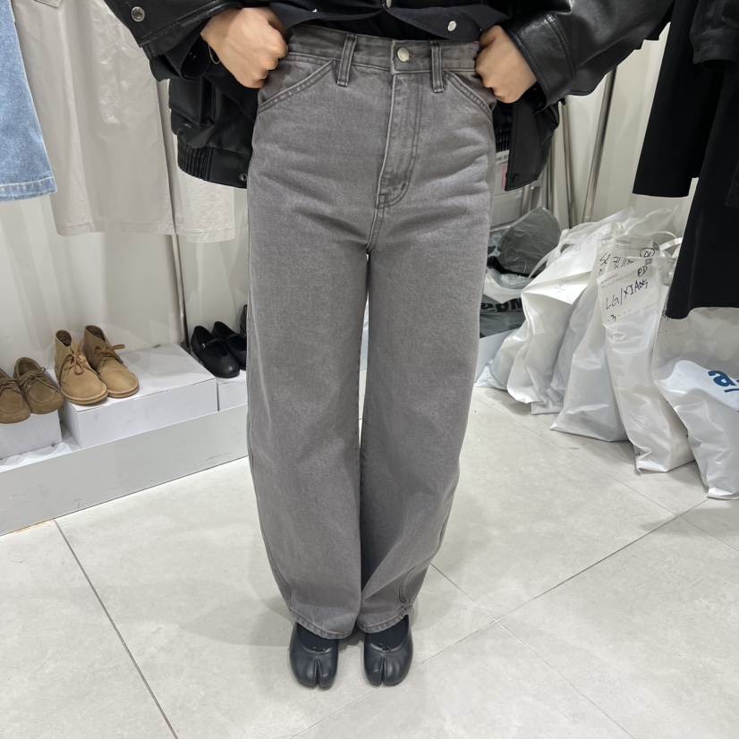 WOOD SAGE韓國代購女裝新品真品26春夏推薦休閑時尚牛仔褲WOOD SAGE牛仔褲圖色1