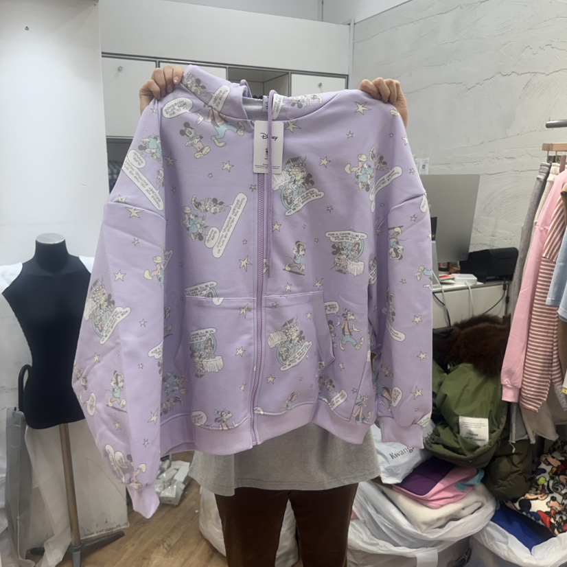 DE LINE東大門代購女士新款職業時尚熱賣衛衣不加絨拉鏈DE LINE衛衣圖色1