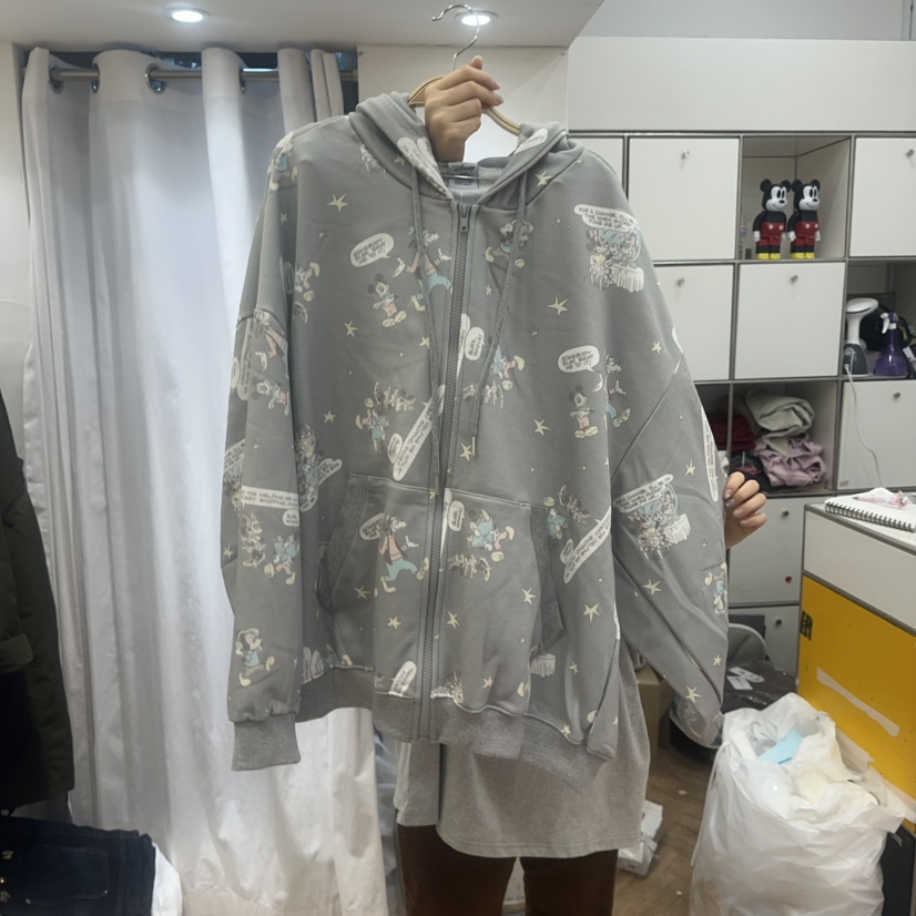 DE LINE東大門代購女士新款職業時尚熱賣衛衣不加絨拉鏈DE LINE衛衣圖色2