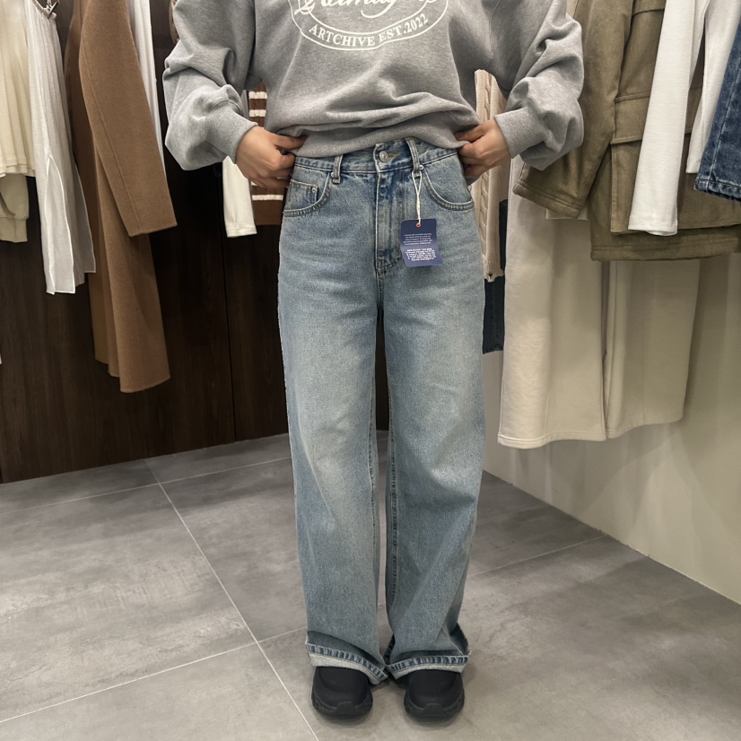 URBANSTORY/REMAKING韓國直郵女士新品推薦26春夏牛仔褲口袋Remaking/URBANSTORY牛仔褲圖色2深色