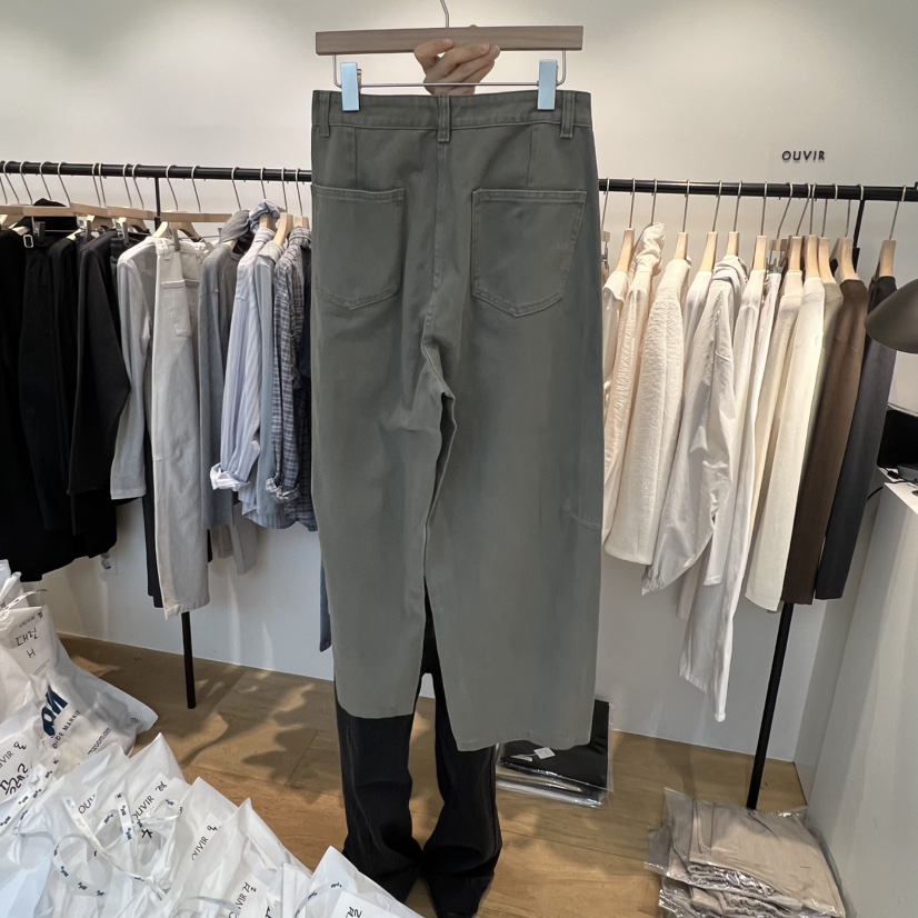 OUVIR東大門直郵女士新款職業休閑26春夏真品人氣休閑褲棉質O.V.R/OUVIR休閑褲