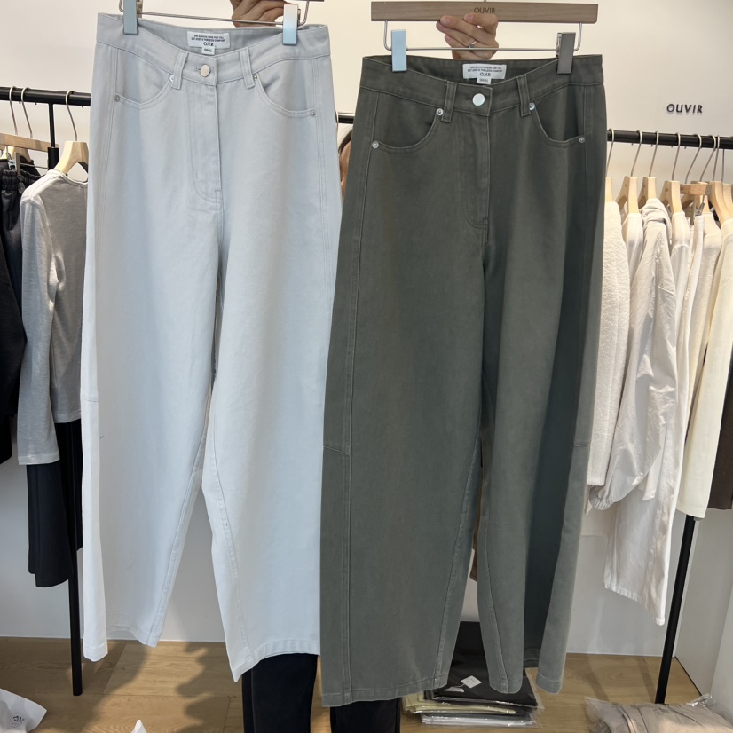 OUVIR東大門直郵女士新款職業休閑26春夏真品人氣休閑褲棉質O.V.R/OUVIR休閑褲