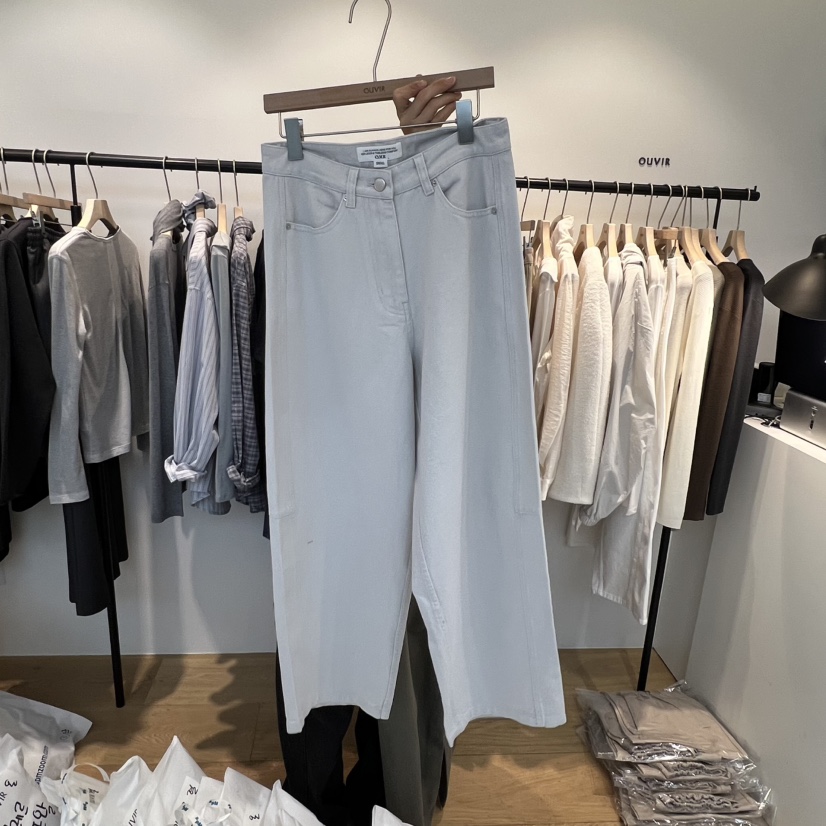 OUVIR東大門直郵女士新款職業休閑26春夏真品人氣休閑褲棉質O.V.R/OUVIR休閑褲圖色2