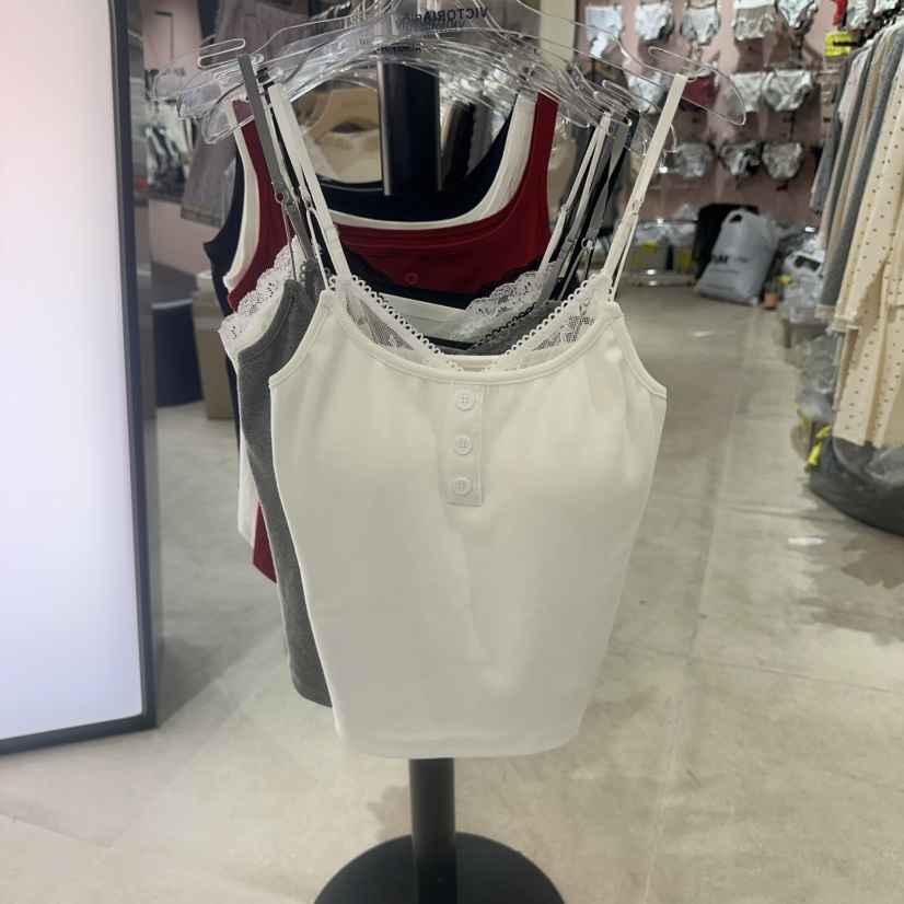 VICTORIA-P東大門代購女裝新品真品人氣26春夏休閑吊帶背心VICTORIA吊帶/背心圖色1