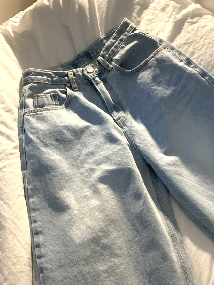 EOMPIT韓國代購女裝新款推薦26春夏真品休閑時尚職業牛仔褲EOMPIT牛仔褲