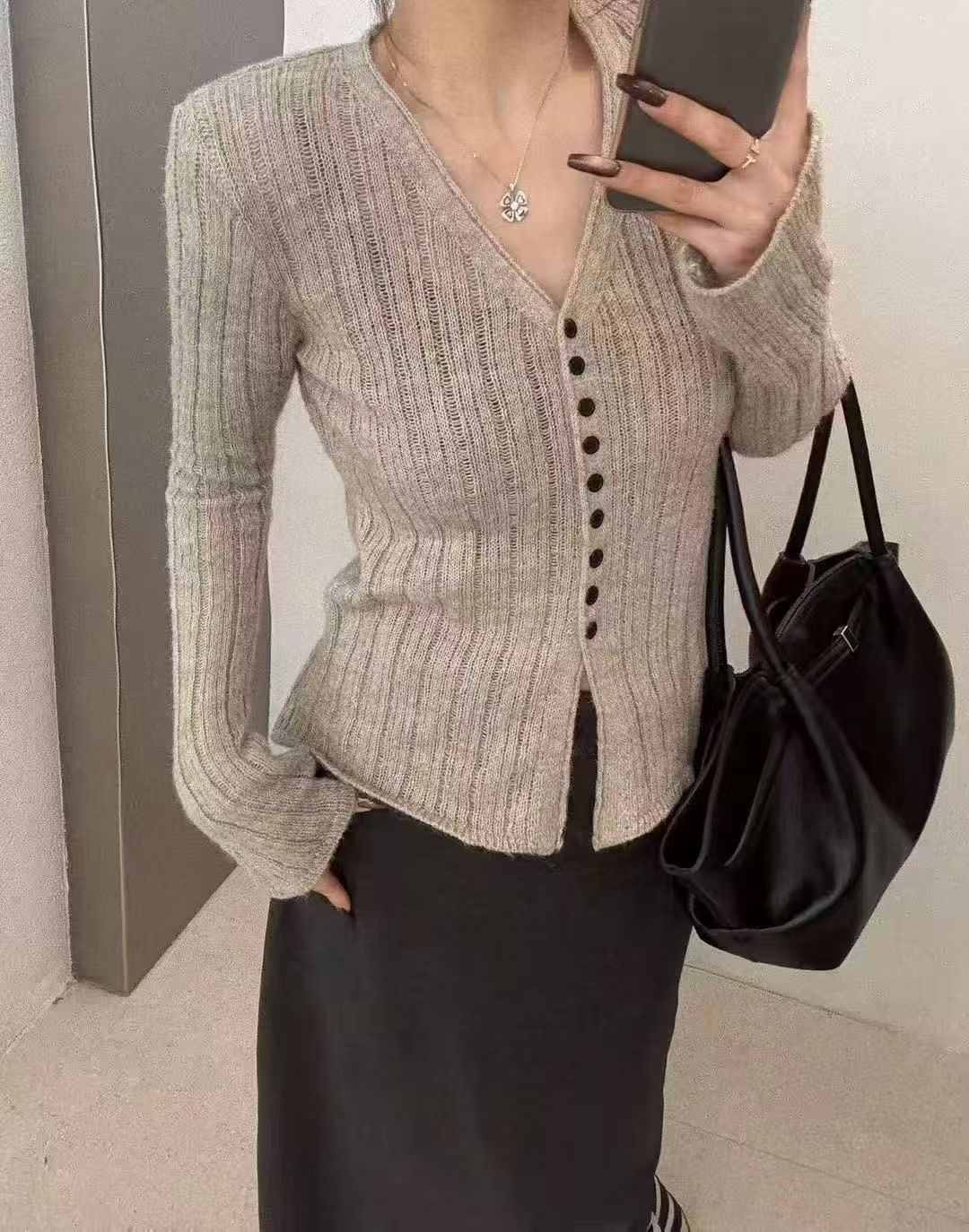 HIT東大門實拍女裝新款休閑職業真品熱賣推薦時尚26春夏針織衫HIT針織衫圖色2