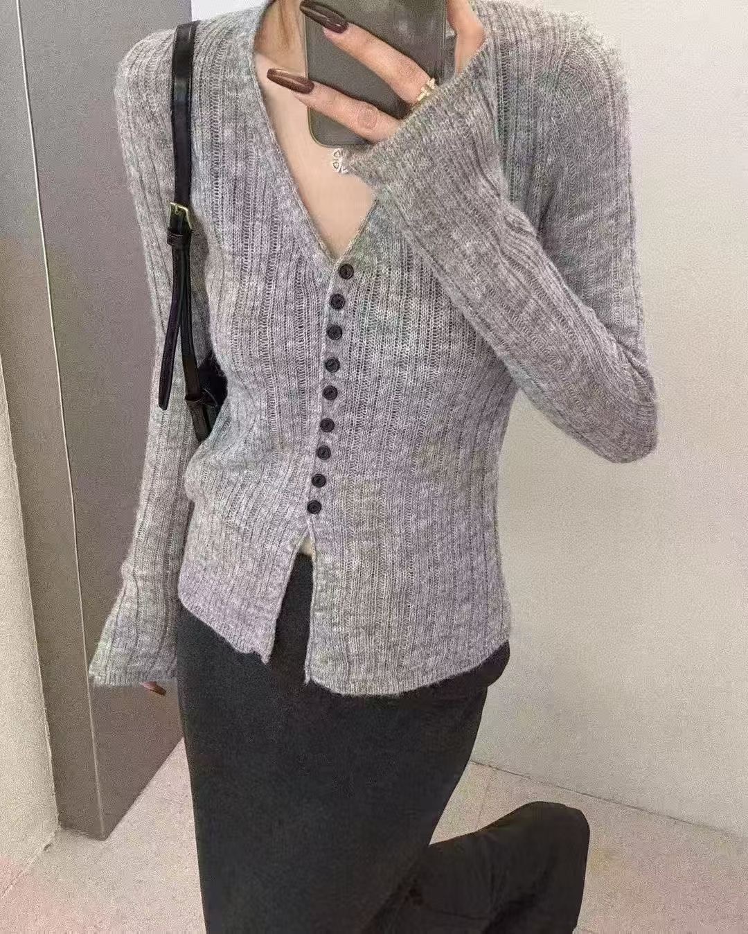 HIT東大門實拍女裝新款休閑職業真品熱賣推薦時尚26春夏針織衫HIT針織衫圖色3