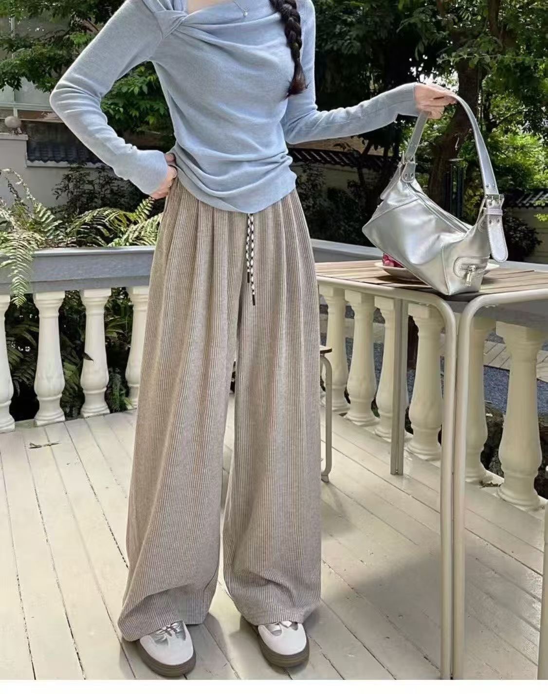 HIT東大門實拍女裝新品職業熱賣人氣推薦休閑26春夏休閑褲HIT休閑褲