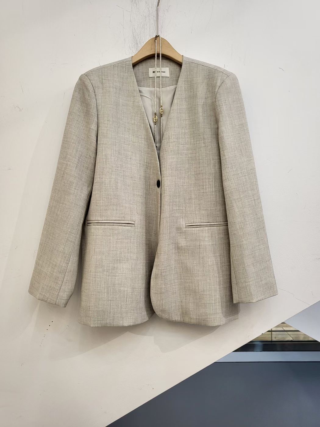 HIT東大門代購女裝新款26春夏真品時尚職業休閑熱賣人氣夾克HIT夾克圖色2