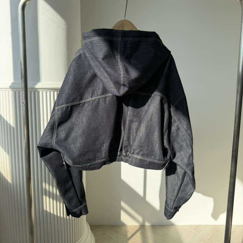 PALETTE-Q東大門實拍女士新品時尚熱賣26春季休閑夾克連帽PALETTE-Q夾克