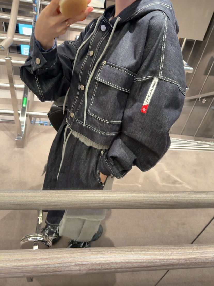 PALETTE-Q東大門實拍女士新品時尚熱賣26春季休閑夾克連帽PALETTE-Q夾克