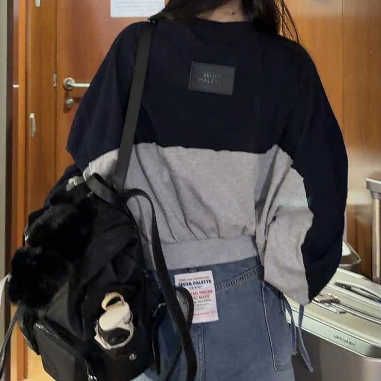 PALETTE-Q韓國代購女裝新款休閑熱賣人氣推薦職業衛衣短款PALETTE-Q衛衣