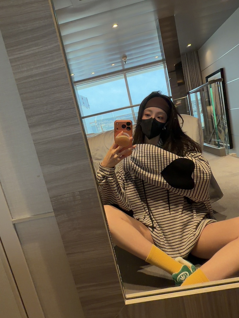 PALETTE-Q東大門代購女士新款休閑時尚熱賣26春季長袖T恤兜帽PALETTE-Q長袖T恤