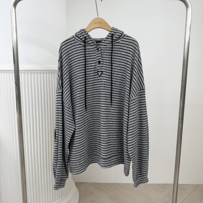 PALETTE-Q東大門代購女士新款休閑時尚熱賣26春季長袖T恤兜帽PALETTE-Q長袖T恤圖色1