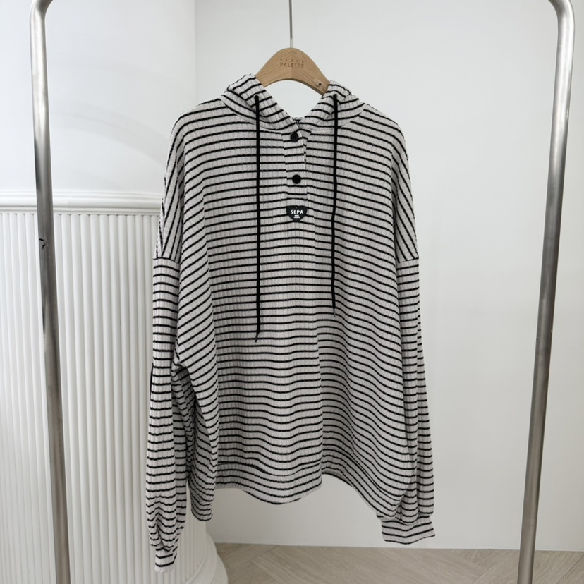 PALETTE-Q東大門代購女士新款休閑時尚熱賣26春季長袖T恤兜帽PALETTE-Q長袖T恤圖色2