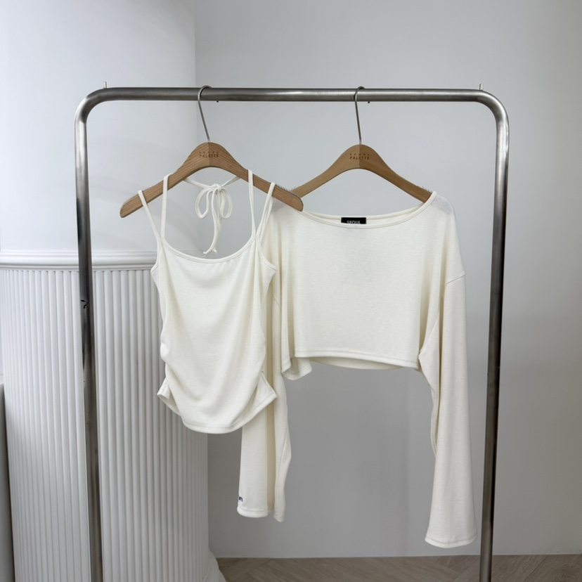 PALETTE-Q韓國代購女士新品休閑職業時尚推薦套裝套裝露肩PALETTE-Q套裝