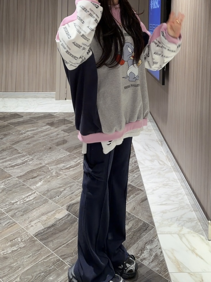 PALETTE-Q東大門實拍女裝新品人氣熱賣休閑時尚休閑褲喇叭PALETTE-Q休閑褲