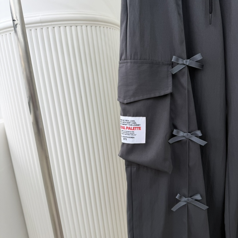 PALETTE-Q東大門代購女士新品26春季休閑時尚休閑褲工裝PALETTE-Q休閑褲