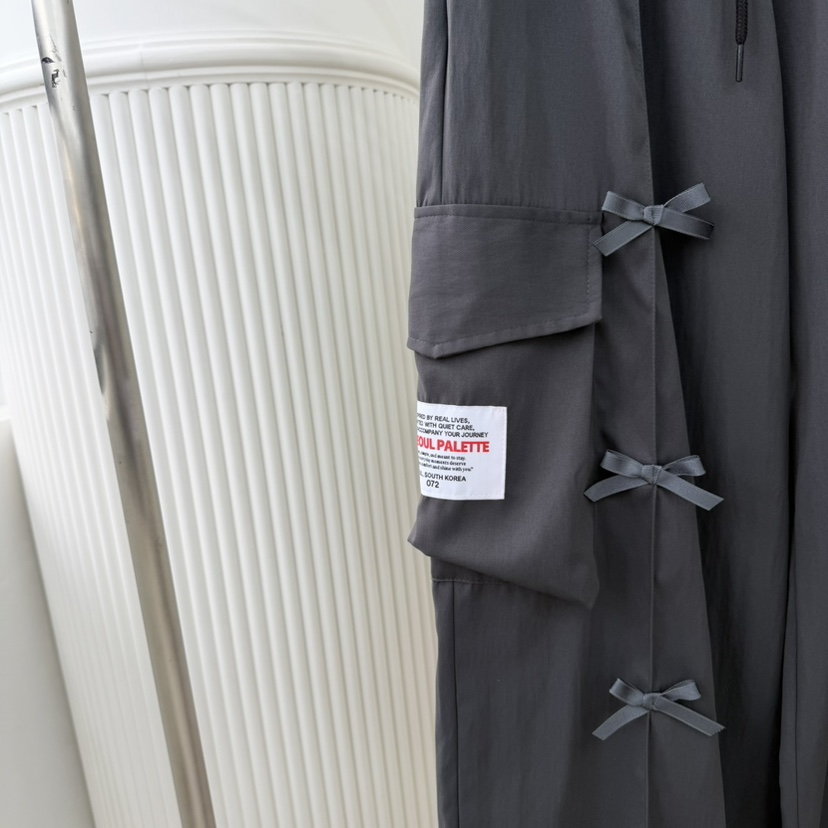 PALETTE-Q東大門代購女士新品26春季休閑時尚休閑褲工裝PALETTE-Q休閑褲