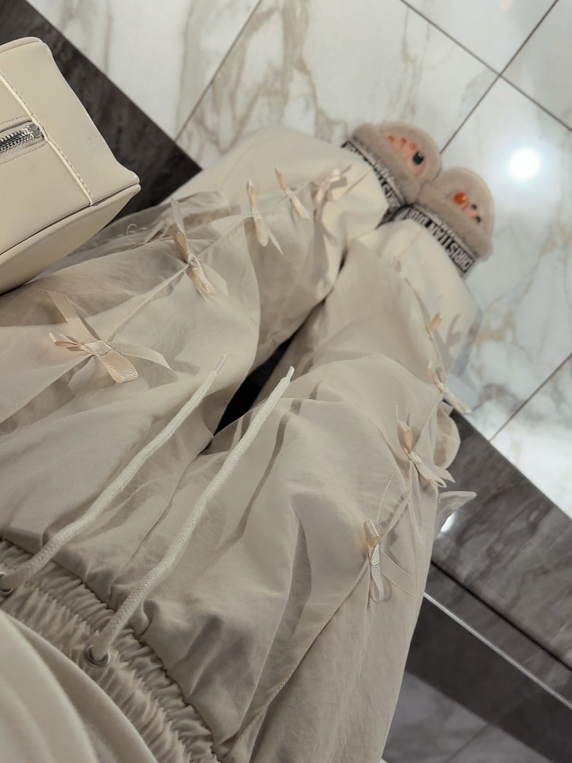 PALETTE-Q東大門代購女士新品26春季休閑時尚休閑褲工裝PALETTE-Q休閑褲