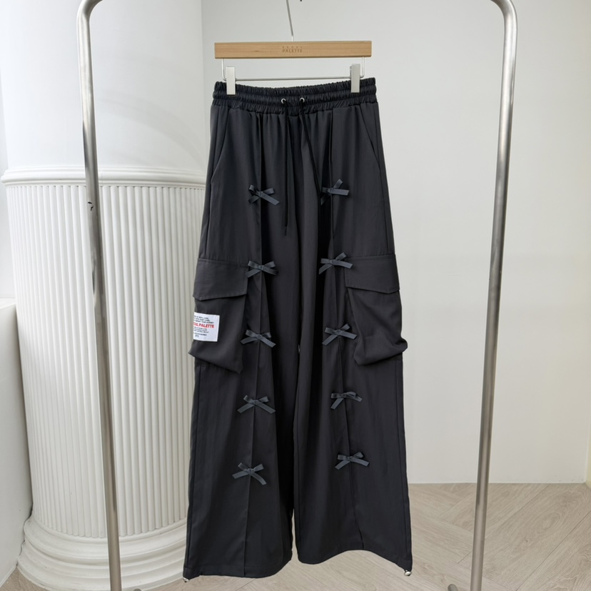 PALETTE-Q東大門代購女士新品26春季休閑時尚休閑褲工裝PALETTE-Q休閑褲圖色2