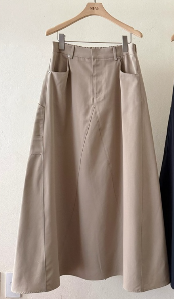 MENG韓國代購女裝新品職業推薦26春季熱賣休閑時尚人氣長裙MENG長裙圖色1