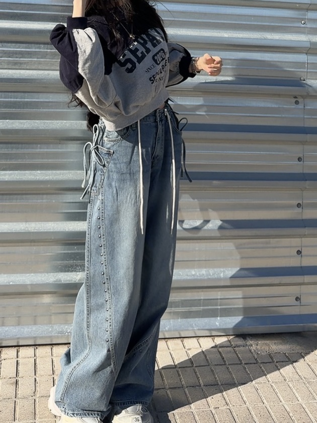 PALETTE-Q東大門實拍女士新品時尚26春季職業推薦牛仔褲PALETTE-Q牛仔褲