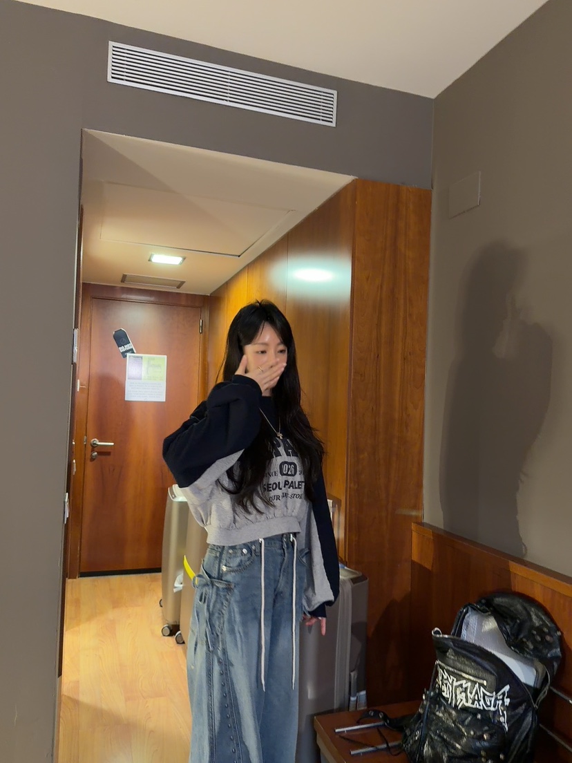 PALETTE-Q東大門實拍女士新品時尚26春季職業推薦牛仔褲PALETTE-Q牛仔褲