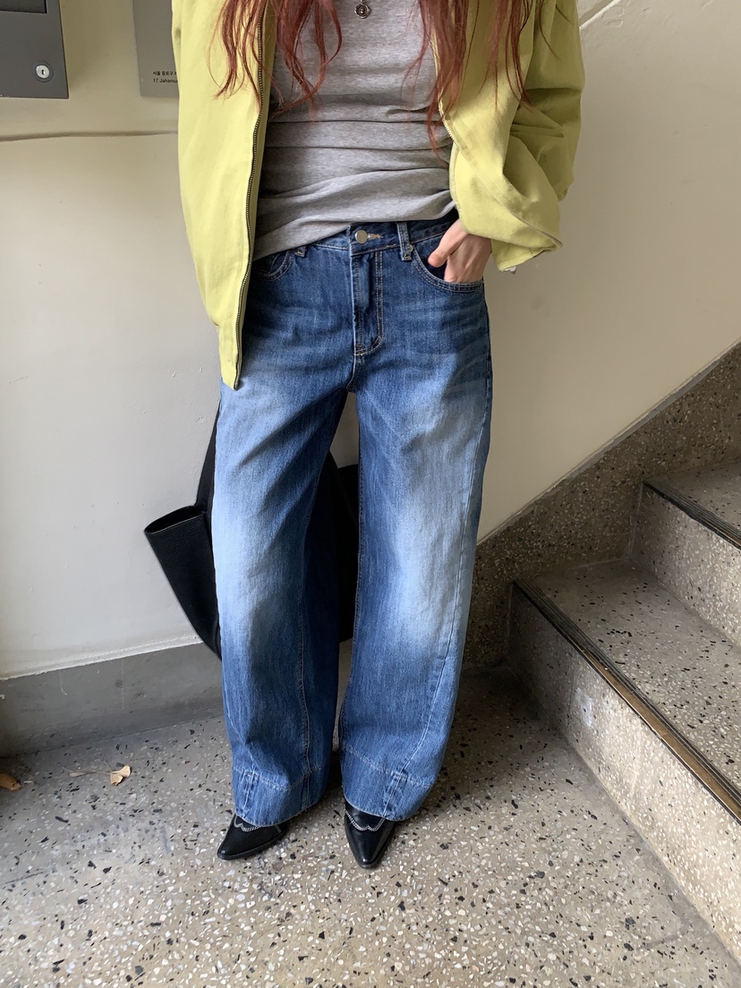 SUNDER MARKET韓國直郵女裝新品時尚26春季推薦人氣牛仔褲SUNDER MARKET牛仔褲